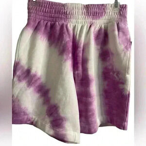DSG NWT Women’s Long Fleece Short Lilac Fields Tie Dye Size 2XS
